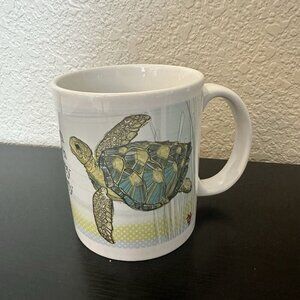 Slow Down Calm Down Don't Worry Don't Hurry Leanin Tree Museum Mug Sea Turtle